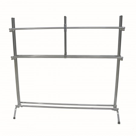 Мобильная подставка для ковриков на 30-40 шт.,160х35х160см.