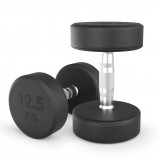 Гантель UNIX Fit PRO круглая обрезиненная 12,5 кг, 2 шт.