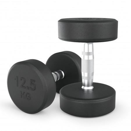 Гантель UNIX Fit PRO круглая обрезиненная 12,5 кг, 2 шт. Гантель UNIX Fit PRO круглая обрезиненная 12,5 кг, 2 шт.