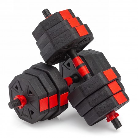 Гантели гексагональные разборные с грифом, 20 кг. (2 шт. х 10 кг.) VictoryFit VF-DН200 Гантели гексагональные разборные с грифом, 20 кг. (2 шт. х 10 кг.) VictoryFit VF-DН200