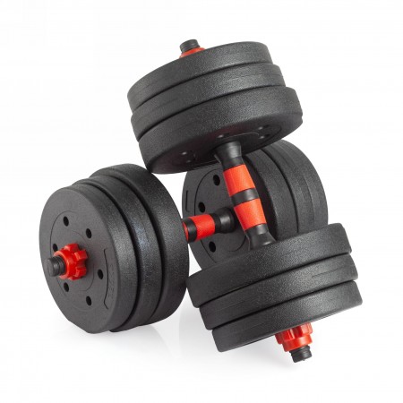 Гантели разборные с грифом, 20 кг. (2 шт. х 10 кг.) VictoryFit VF-DС200