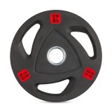 Диск 51 мм. NEO обрезиненный с 3-мя хватами 10 кг, VictoryFit VF-ST51100