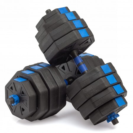 Гантели гексагональные разборные с грифом, 40 кг. (2 шт. х 20 кг.) VictoryFit VF-DН400 Гантели гексагональные разборные с грифом, 40 кг. (2 шт. х 20 кг.) VictoryFit VF-DН400