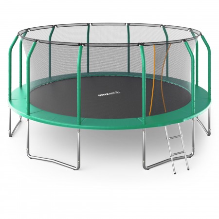 Батут UNIX Line Премиальный / Supreme Basic 16 ft (488 см) зеленый