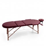 Массажный стол UNIX Comfort 3 Section Burgundy