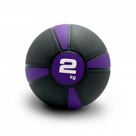 Медбол UNIX Fit PRO 2 кг фиолетовый