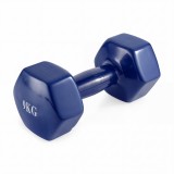 Гантель неразборная 9 кг. винил VictoryFit VF-DV090