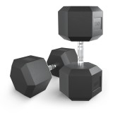 Гантель гексагональная UNIX Fit обрезиненная 50 кг / шт. Гантель гексагональная UNIX Fit обрезиненная 50 кг / шт.