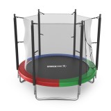 Батут UNIX Line Simple 8 ft (244 см) с внутренней защитной сеткой, цветной Батут UNIX Line Simple 8 ft (244 см) с внутренней защитной сеткой, цветной