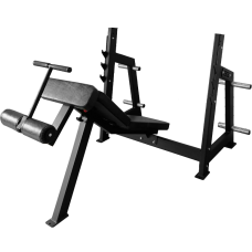 Скамья для жима под углом вниз BRONZE GYM PARTNER AL-306 
