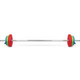 Штанга для аэробики BRONZE GYM БОДИПАМП (гриф, весовые диски 2x1,25кг, 2x2, 5кг, 2x5кг, пара замков)