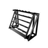 Стойка для хранения штанг для аэробики (бодипампов) BRONZE GYM 190х55х128,на 20 шт.