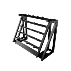 Стойка для хранения штанг для аэробики (бодипампов) BRONZE GYM 190х55х128,на 20 шт.