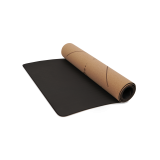 Коврик для йоги и пилатеса BRONZE GYM 173x60x0,6см.,пробка