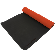 Коврик для йоги и пилатеса двусторонний BRONZE GYM,183x61x0.6см.