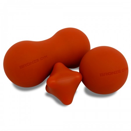 Набор массажных мячей BRONZE GYM, 3 шт. Набор массажных мячей BRONZE GYM, 3 шт.