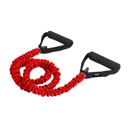 Эспандер трубчатый в рукаве BRONZE GYM,сильное сопр.