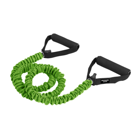 Эспандер трубчатый в рукаве BRONZE GYM,среднее сопр. Эспандер трубчатый в рукаве BRONZE GYM,среднее сопр.