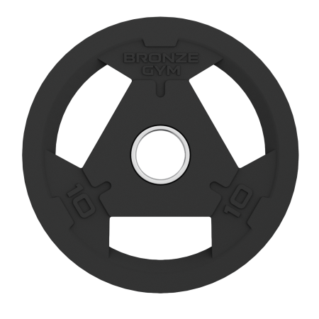 Диск олимпийский BRONZE GYM обрезиненный 10 кг