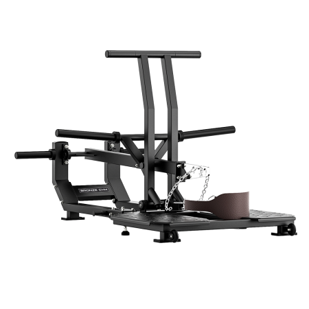 Приседание с поясом 