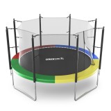 Батут UNIX Line Simple 12 ft (366 см) с внутренней защитной сеткой, цветной Батут UNIX Line Simple 12 ft (366 см) с внутренней защитной сеткой, цветной
