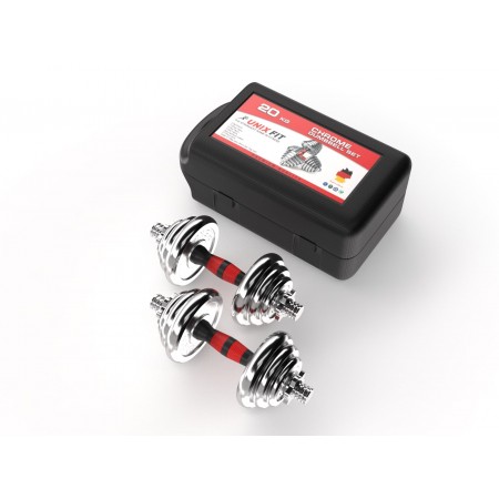 Набор гантелей UNIX Fit в кейсе 20 кг Набор гантелей UNIX Fit в кейсе 20 кг