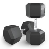 Гантель гексагональная UNIX Fit обрезиненная 35 кг / шт. Гантель гексагональная UNIX Fit обрезиненная 35 кг / шт.