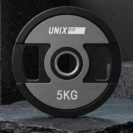 Диск уретановый c хватом UNIX Fit PRO 5 кг, 51 мм, 1 шт. Диск уретановый c хватом UNIX Fit PRO 5 кг, 51 мм, 1 шт.