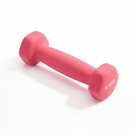 Гантель неразборная гексагональная неопрен 0,5 кг (розовая) VictoryFit VF-DHN005 Гантель неразборная гексагональная неопрен 0,5 кг (розовая) VictoryFit VF-DHN005