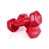 Гантель неразборная 1,5 кг. винил (2 штуки) VictoryFit VF-DV015-2