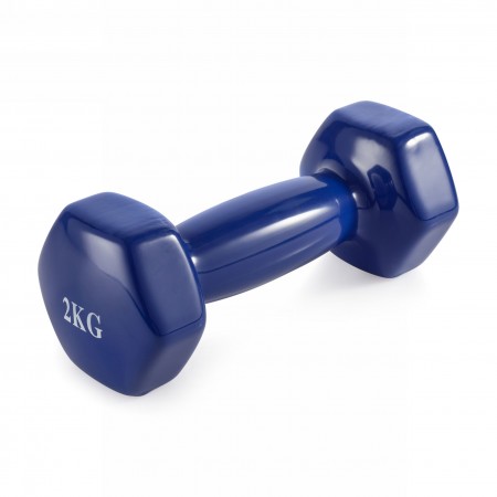 Гантель неразборная 2 кг. винил VictoryFit VF-DV020 Гантель неразборная 2 кг. винил VictoryFit VF-DV020