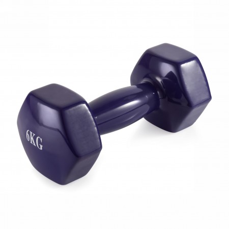 Гантель неразборная 6 кг. винил VictoryFit VF-DV060 Гантель неразборная 6 кг. винил VictoryFit VF-DV060
