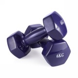 Гантель неразборная 6 кг. винил (2 штуки) VictoryFit VF-DV060-2 Гантель неразборная 6 кг. винил (2 штуки) VictoryFit VF-DV060-2