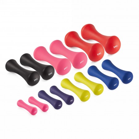 Набор гантелей неопрен (пары) от 0,5-5 кг VF-SET34 Набор гантелей неопрен (пары) от 0,5-5 кг VF-SET34