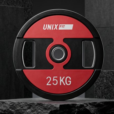 Диск уретановый c хватом UNIX Fit PRO 25 кг, 51 мм, 1 шт.