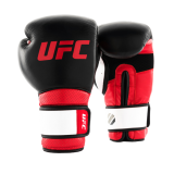 (UFC Перчатки MMA для работы на снарядах чёрные - 18 Oz)