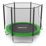 Батут UNIX Line Simple 8 ft (244 см) с внешней защитной сеткой, зеленый Батут UNIX Line Simple 8 ft (244 см) с внешней защитной сеткой, зеленый