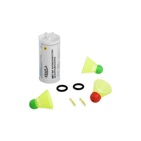 Комплект воланов для спидминтона KRAFLA SH-SP500 (3шт) Комплект воланов для спидминтона KRAFLA SH-SP500 (3шт)