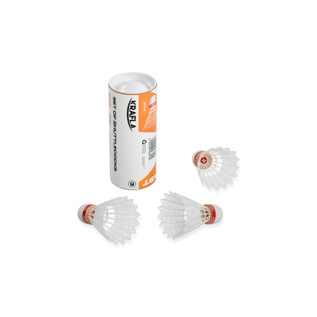 Комплект воланов для бадминтона KRAFLA SH-W300F (3 шт)
