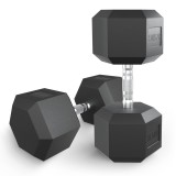 Гантель гексагональная UNIX Fit обрезиненная 37,5 кг / шт. Гантель гексагональная UNIX Fit обрезиненная 37,5 кг / шт.