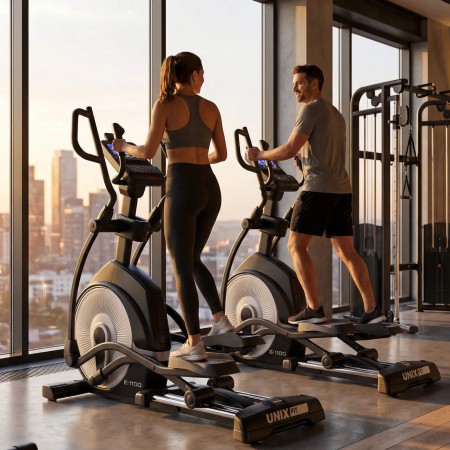 Эллиптический тренажер UNIX Fit E-1100 (LED) PRO Эллиптический тренажер UNIX Fit E-1100 (LED) PRO