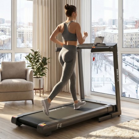 Беговая дорожка UNIX Fit Hi-tech F4 космический серый Беговая дорожка UNIX Fit Hi-tech F4 космический серый