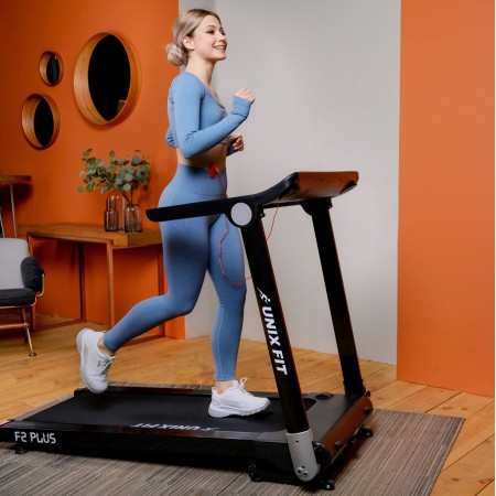 Беговая дорожка UNIX Fit Hi-tech F2 Плюс / Plus тёмная буря
