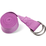 Ремень для йоги с металлическим карабином PRCTZ YOGA STRAP, фиолетовый