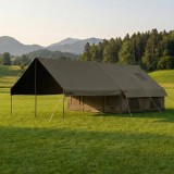 Надувная палатка UNIX Camp Sirius 4х3 зеленый (+ навес)