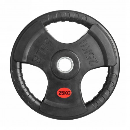 Диск 51 мм. обрезиненный с 3-мя хватами 25 кг, VictoryFit VF-S512500