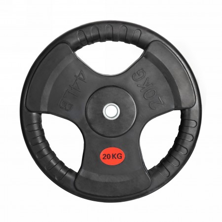 Диск 31 мм. обрезиненный с 3-мя хватами 20 кг, VictoryFit VF-S252000