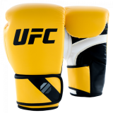 UFC Pro Fitness Перчатки тренировочные для спарринга желтые - 6 Oz
