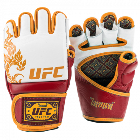 UFC True Thai MMA Перчатки красные/белые, размер L UFC True Thai MMA Перчатки красные/белые, размер L