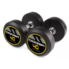 Комплект обрезиненных гантелей 5 пар от 37,5 до 47,5кг Hasttings Digger HD51D2A-37,5-47,5